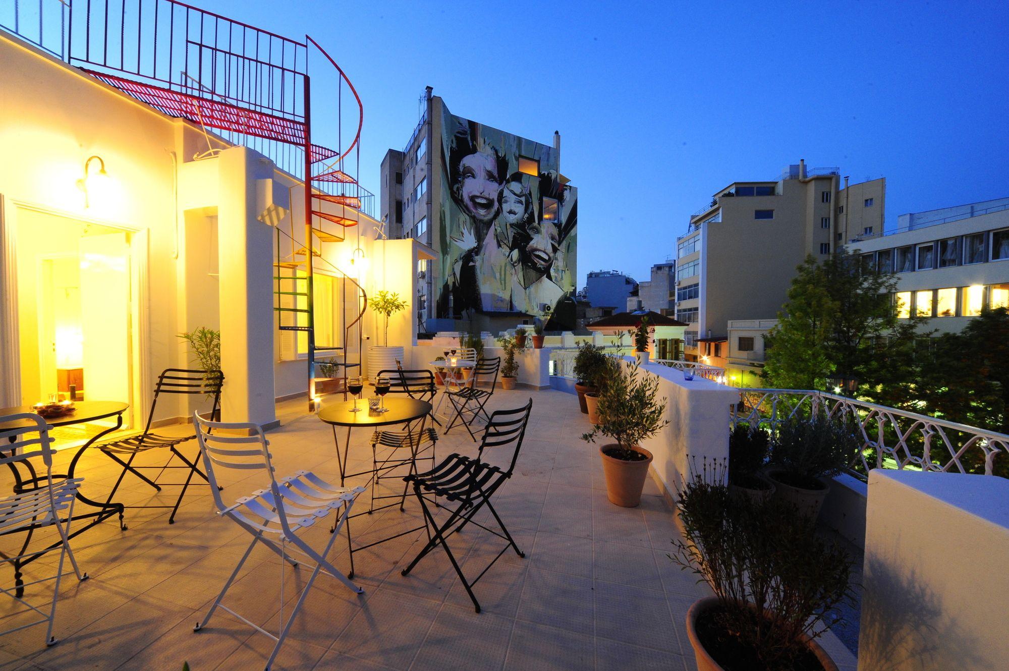 Live In Athens, Psyrri Central Apartments Bagian luar foto