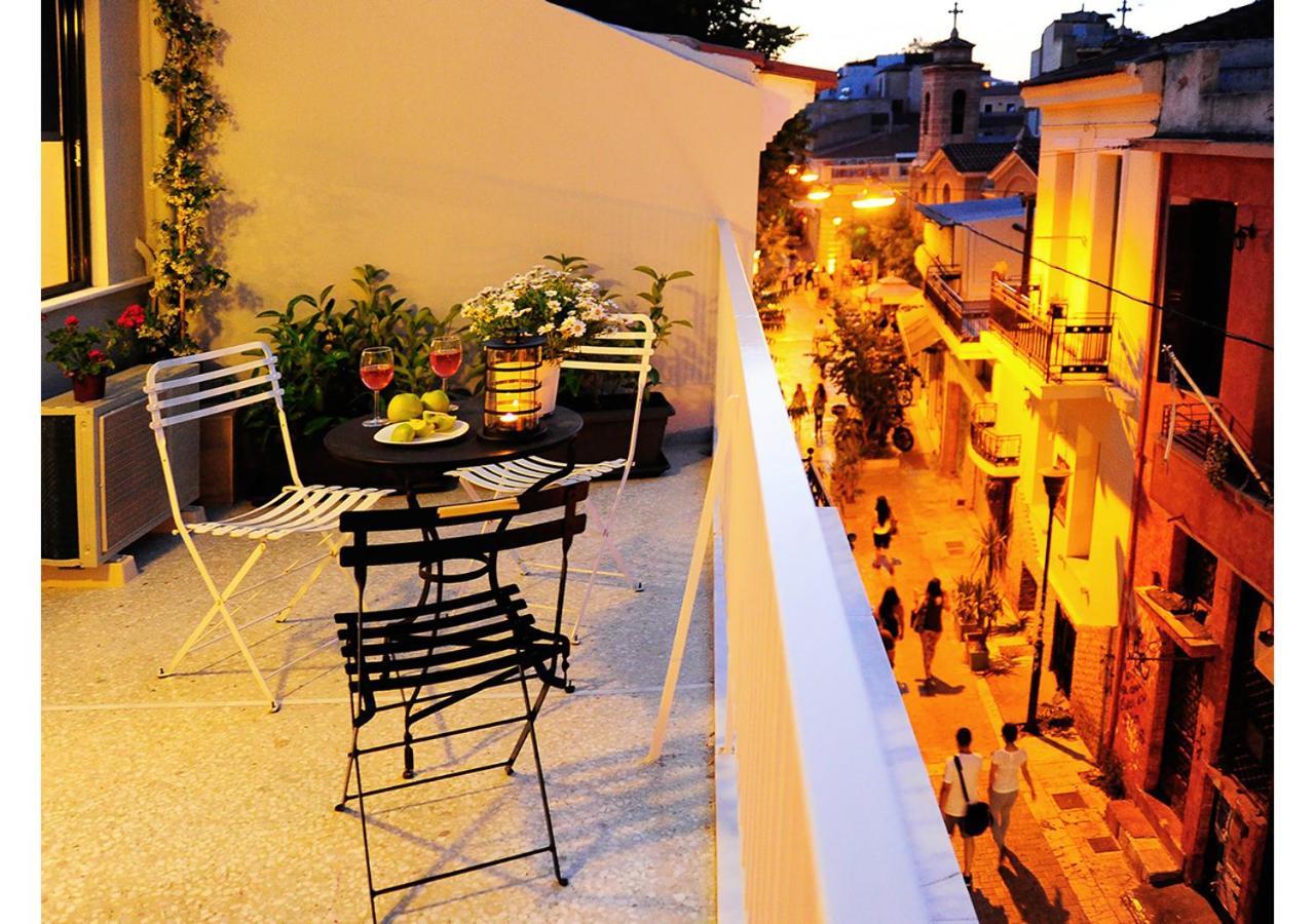 Live In Athens, Psyrri Central Apartments Bagian luar foto